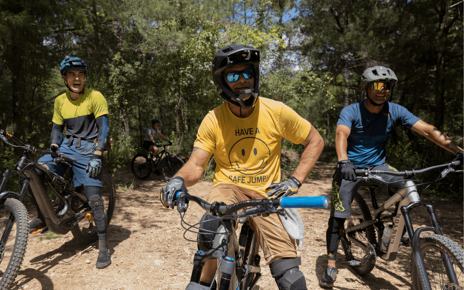 Premium rental bikes prepared for a guided Florida ride