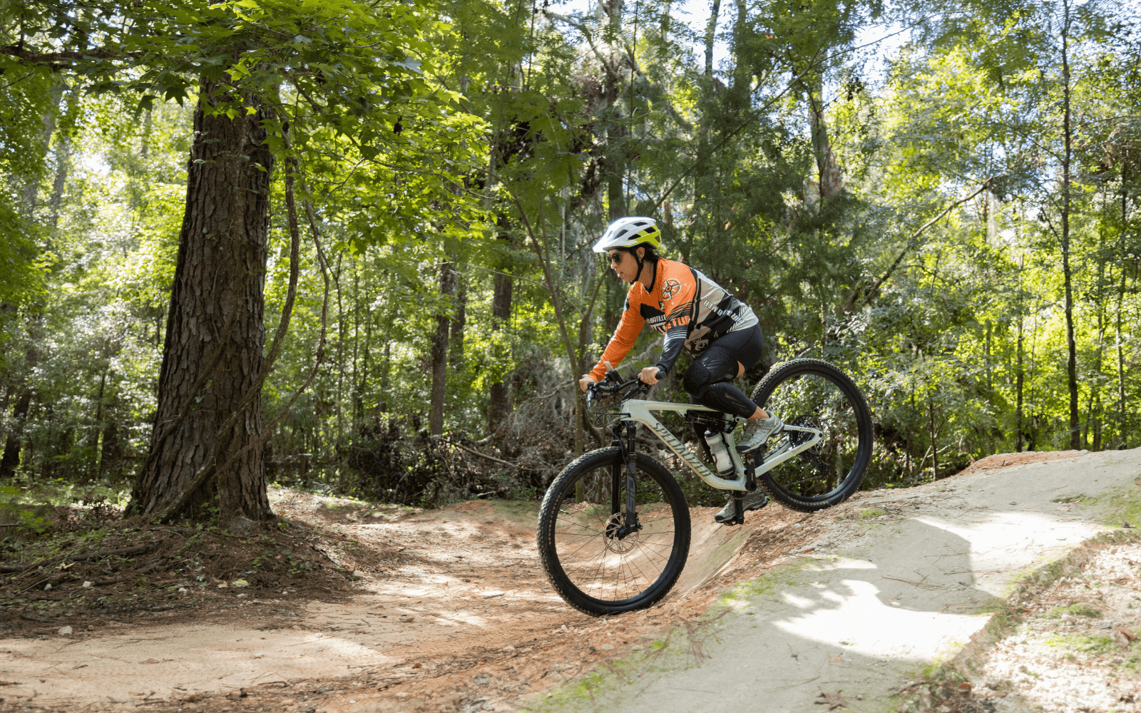 Riders sharing a guided outdoor biking experience in Florida